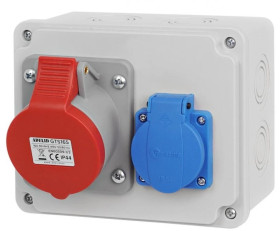 Rozdzielnica budowlana 16A/5P 1x230V RSBO.011