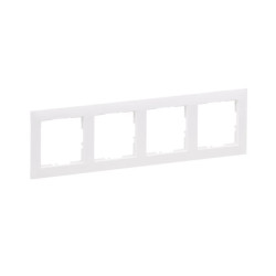 SUNO Ramka czterokrotna biała 721504