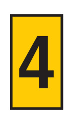 Oznacznik kabli z klipsem Zatrzask HellermannTyton zakres 4.3 → 5.3mm