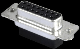 DSS2XSXXG04X D-SUB socket, 15-pin, crimp connector