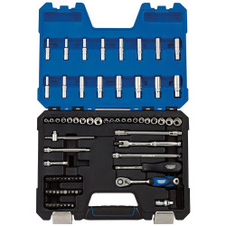 Draper Expert 16448 1/4&quot; Sq. Dr. MM/AF Combined Socket Set (75 Piece)