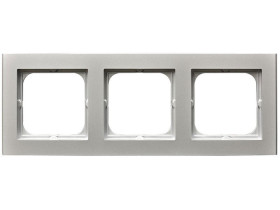 SONATA METALIK Ramka 3 potrójna srebrny mat R-3R/38 OSPEL
