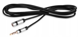 Przedłużacz JACK 3,5mm wt. 4-pola / gniazdo; 1,8m
