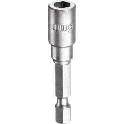 kwb 102706 Bit 6mm Hex socket steel S2 1/4" drive magnetic 50mm length