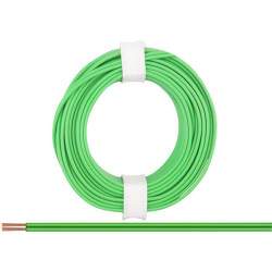Donau 218-44 Elektronik Strand 2x0.14mm&#xB2; Green 5m Plastic Insulated