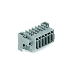 WAGO 769-666/004-000 Male X-COM-SYSTEM 6P 5mm Horizontal Flange Solder