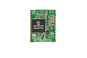 Układ Bluetooth typu SoC 4.2 12 x 22 x 2.4mm RN4870-I/RM130 -90dBm 0dBm
