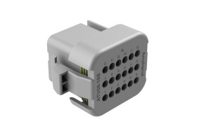 Złącze samochodowe 18-pinowe Amphenol Industrial 3-rzędowe Męski 13A ATV Wtyk