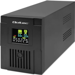 Qoltec Zasilacz awaryjny UPS Line Interactive Monolith 2000VA 1200W LCD USB RJ45