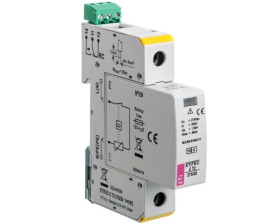 Ogranicznik przepięć typ T2 (C) ETITEC C T2 275/20 1+0 RC do instalacji mieszkaniowych 002440394