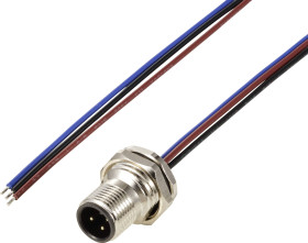 TRU COMPONENTS TC-12833060 Wbudowane złącze czujnika/aktuatora, piny: 3, 0.5 m, 1 szt.