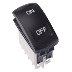 KR45CAKJJG22N01XX02 ON OFF Momentary Red 24V LED Auto Rocker Switch DPDT IP68 APEM