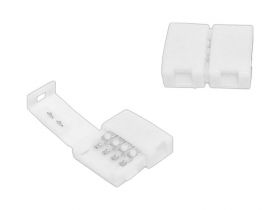 Złącze taśmy LED RGB 10mm, dwustronny zatrzask