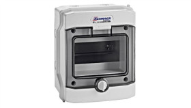 Obudowa Naścienna 1-Rzędowa, 6M Przezroczysta Ip65