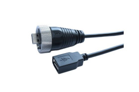 Kabel USB Złącze A USB A Złącze B USB A dł. 2m Przewód USB USB 2.0 kolor: Czarny