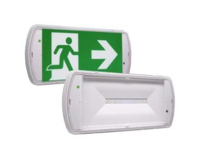 Oprawa awaryjna SafeLite MNM IP65 250lm 1H AT + zestaw 4 piktogramów SL2MNM65G1C4A-AT