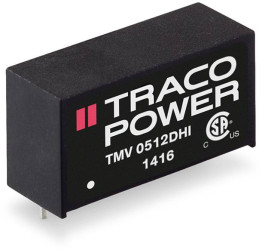 TracoPower TMV 1215SHI Przetwornica DC/DC, do PCB 12 V/DC 15 V/DC 66 mA 1 W Ilość wyjść: 1 x Content 1 szt.
