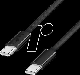 CU0232 Sync and charging cable, USB-C -> C, 1.5 m, black, magnetic