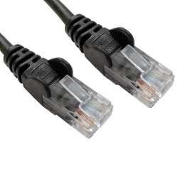 RJ45 Cat5e Ethernet LAN Cable 5m (Black)