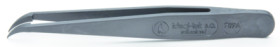 ESD plastic tweezers, uninsulated, antimagnetic, carbon fiber, 115 mm, 707A.CF