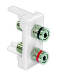 Gniazdo SP (głośnikowe) 22,5x45mm FU/FA-2420-SP