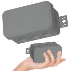 VIPLAST Puszka V8 Bryzgoszczelna Szara IP54