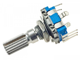 Enkoder 30 impulsów l 20mm z przyciskiem EC11 pionowy