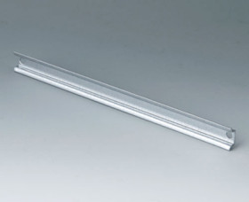 DIN rail, unperforated, 15 x 5.5 mm, W 184 mm, steel, C7115087