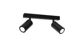 Lampa Sufitowa Hudson Black 2Xgu10 Mlp8795 Milagro