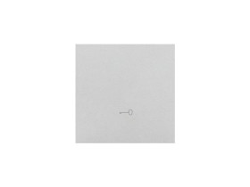 SIMON 55 Klawisz pojedynczy z piktogramem „klucz” do łączników/przycisków aluminium mat TKWK1/143 KONTAKT SIMON