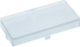 Aperture, rectangular, (L x W x H) 27.85 x 14 x 5.5 mm, transparent, for short-stroke pushbutton, 5.46.681.024/1002