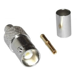 Gniazdo BNC zaciskane na przewód koncentryczny RG59