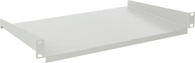 Półka doczołowa 1U uniwersalna, 440×300 do szaf RACK 19” szara RAPD1-G 1U