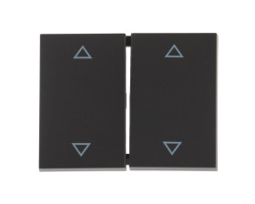 K.1 Klawisz świecznikowy 2-biegowy z nadrukiem symbolu /strzałki/ antracyt mat lakierowany 14357206