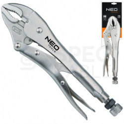 Szczypce zaciskowe uniwersalne 250mm MORS z okrągłymi szczękami NEO 01-216