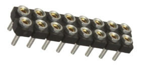 Gniazdo PCB 16 -pinowe 2 -rzędowe raster: 2.54mm typu płytka – płytka Proste Przewlekany