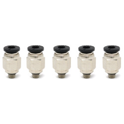 PC4-M5 (Black) Pneumatic Connectors (5-pack)