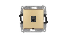 Icon Mechanizm Gniazda Komputerowego Pojedynczego 1Xrj45, Kat. 7, Ekranowane,...