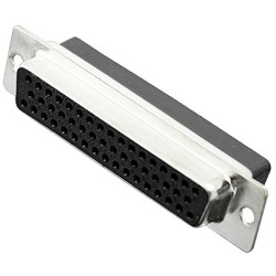 Encitech 2101-0190-15 D-Sub Receptacle 180&#xB0; 50 Pins Crimp 1pc tray