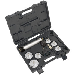 Sealey CV0011 Cooling System Pressure Test Kit 7pc - Commercial