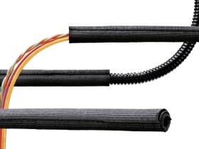 Fränkische Rohrwerke 4852003803 WPET-SCF38B.25 Wąż kablowy czarny 25 m