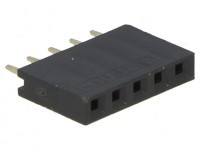 PS-05S/2 Gniazdo PS do druku 5 pin (do listew PH 2.54), jednorzędowe, proste - kpl. 2 szt
