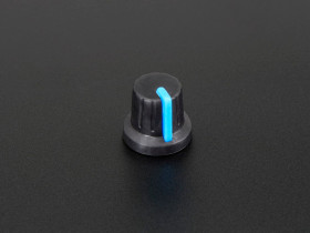 Potentiometer Knob - Soft Touch T18 - Blue