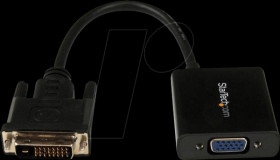 DVI2VGAE Active adapter DVI-D male > VGA female, USB micro-B.