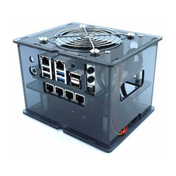 Obudowa do Odroid H2 z możliwością instalacji dysków oraz H2 Net Card - typ 7