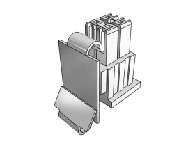 Obudowa złącza zagniatanego 6-pinowe 2-rzędowe raster: 4.19mm Samtec Męski Montaż na kablu IPBD Złącza FFC, złącza IDC,
