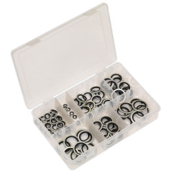 Sealey AB011DS Bonded Seal (Dowty Seal) Assortment 84pc - BSP