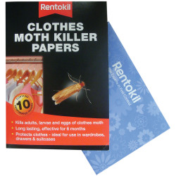 Rentokil FA115 Clothes Moth Papers (Pack 10)