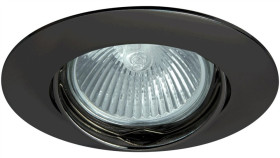 Oczko 50W/12V Mr16 Ip20 Okrągłe Ruchome Aluminiowe Matowy Czarny Dio Dto2b-Mb...