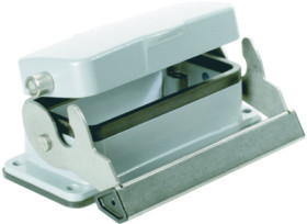 Surface mount housing, size B16, die-cast aluminum, longitudinal bow locking, IP65, 1210100000